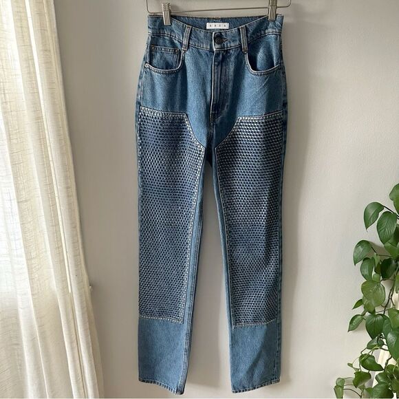 AREA Crystal Embellished Sraight Leg - Picture 3 of 13